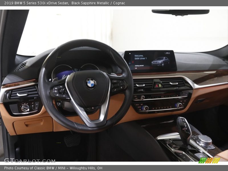 Black Sapphire Metallic / Cognac 2019 BMW 5 Series 530i xDrive Sedan