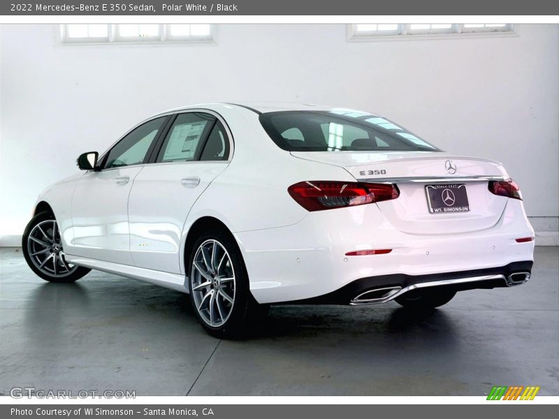 Polar White / Black 2022 Mercedes-Benz E 350 Sedan
