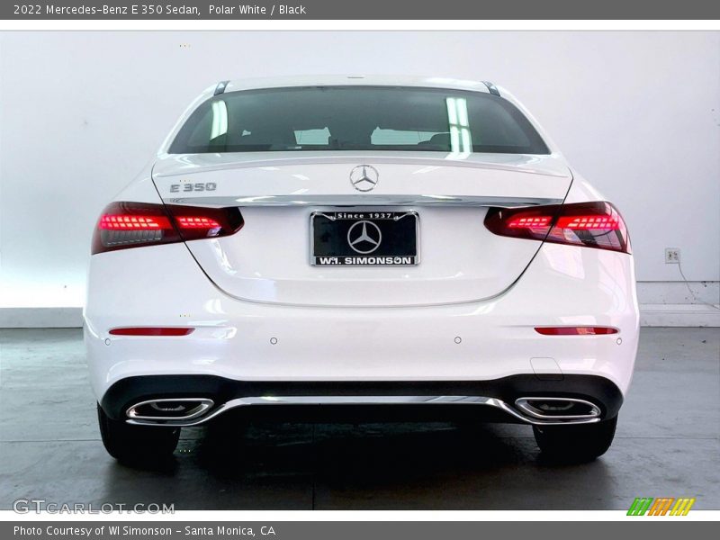 Polar White / Black 2022 Mercedes-Benz E 350 Sedan