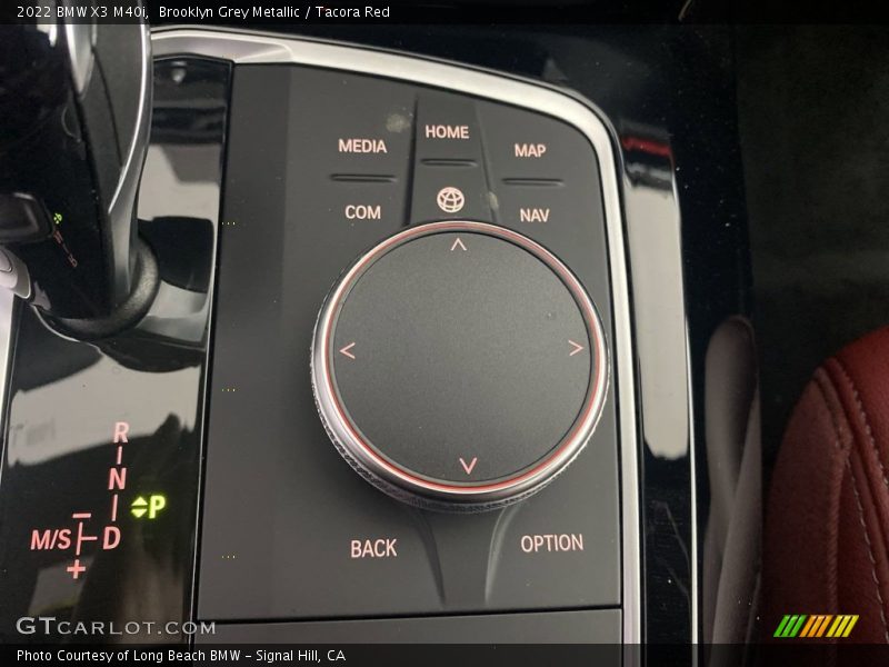 Brooklyn Grey Metallic / Tacora Red 2022 BMW X3 M40i