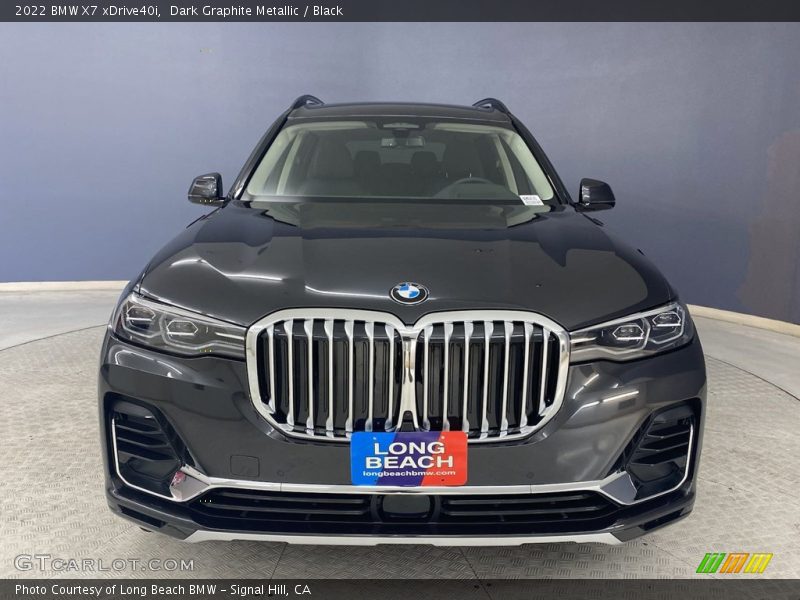 Dark Graphite Metallic / Black 2022 BMW X7 xDrive40i