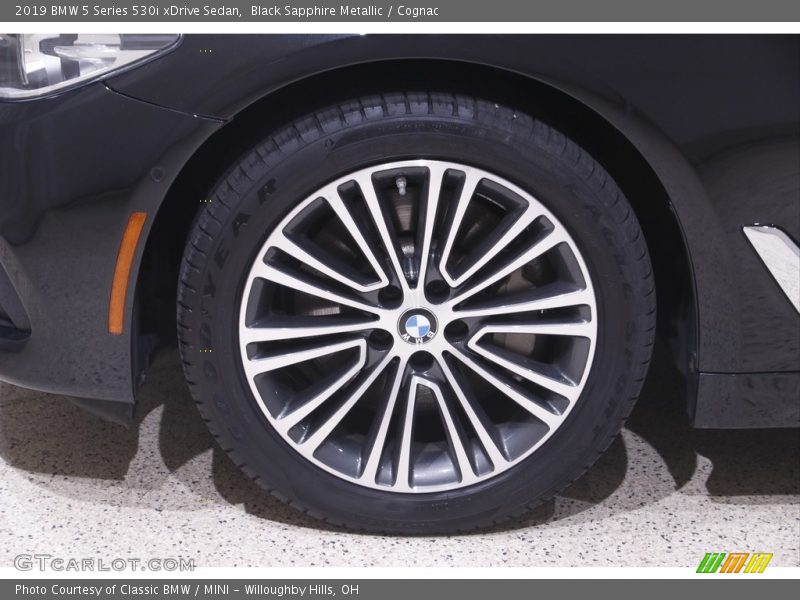 Black Sapphire Metallic / Cognac 2019 BMW 5 Series 530i xDrive Sedan