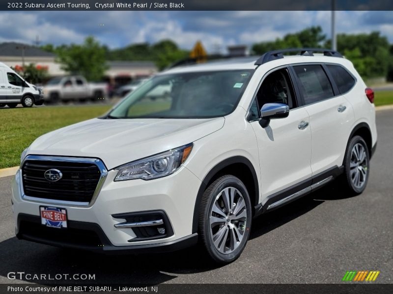 Crystal White Pearl / Slate Black 2022 Subaru Ascent Touring