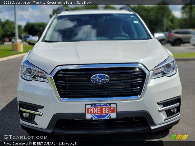 Crystal White Pearl / Slate Black 2022 Subaru Ascent Touring