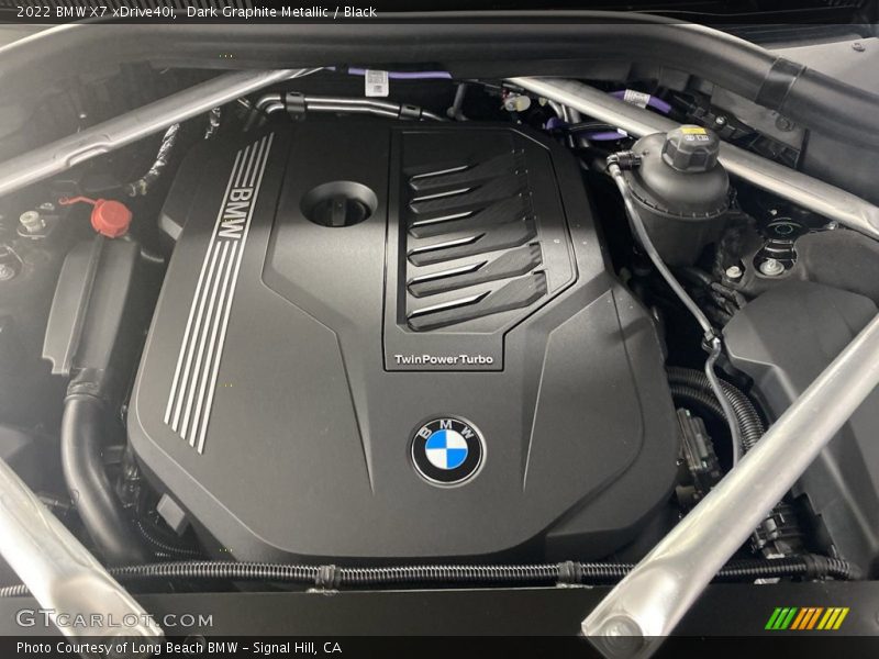Dark Graphite Metallic / Black 2022 BMW X7 xDrive40i