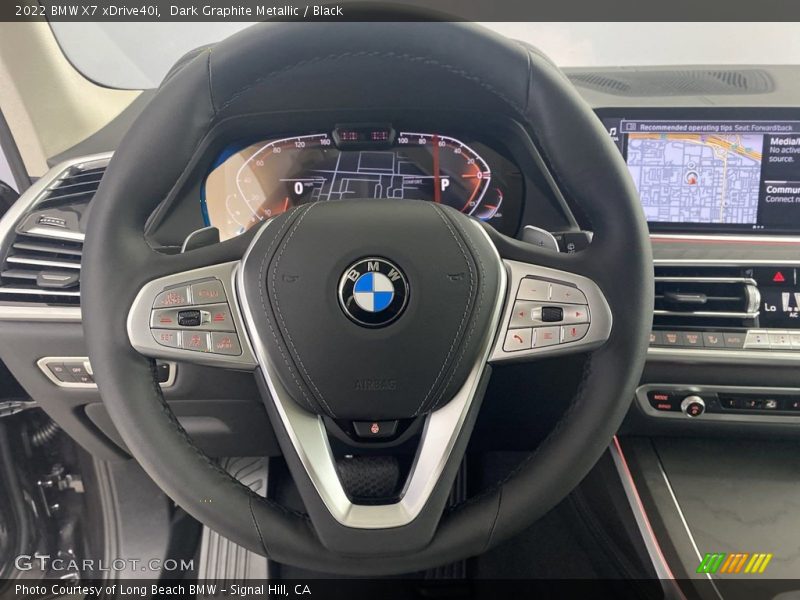 Dark Graphite Metallic / Black 2022 BMW X7 xDrive40i