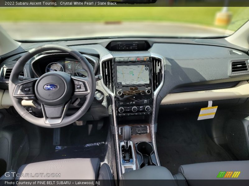 Crystal White Pearl / Slate Black 2022 Subaru Ascent Touring