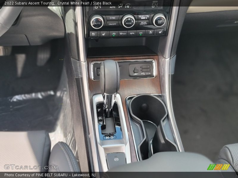Crystal White Pearl / Slate Black 2022 Subaru Ascent Touring