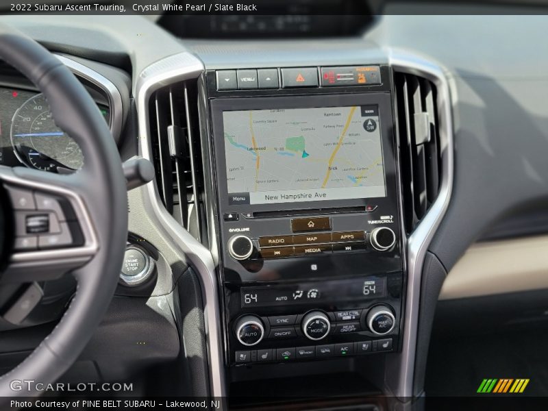 Controls of 2022 Ascent Touring