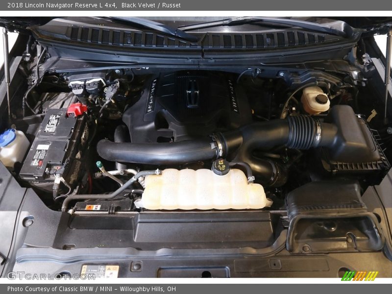  2018 Navigator Reserve L 4x4 Engine - 3.5 Liter GTDI Twin-Turbocharged DOHC 24-Valve VVT V6