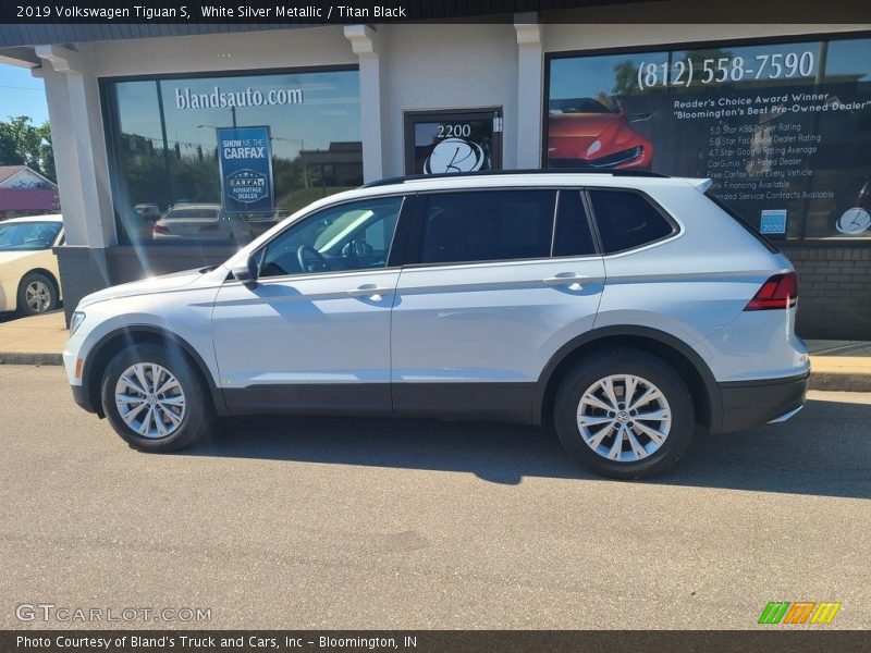White Silver Metallic / Titan Black 2019 Volkswagen Tiguan S