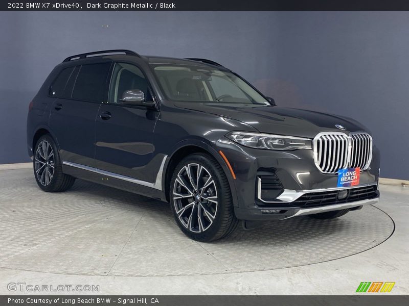 Dark Graphite Metallic / Black 2022 BMW X7 xDrive40i