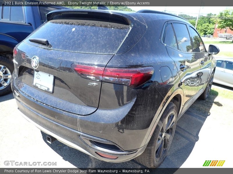 Ebony Twilight Metallic / Ebony w/Ebony Accents 2021 Buick Envision Preferred AWD