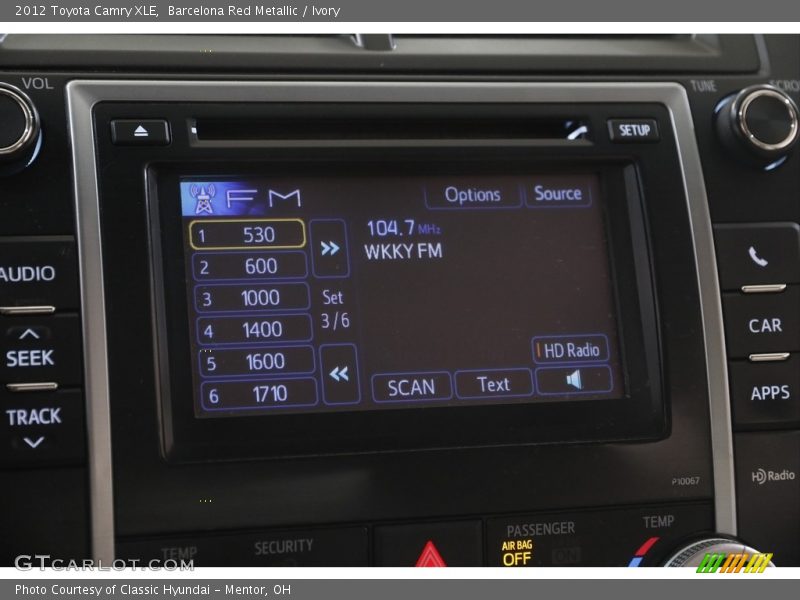 Barcelona Red Metallic / Ivory 2012 Toyota Camry XLE
