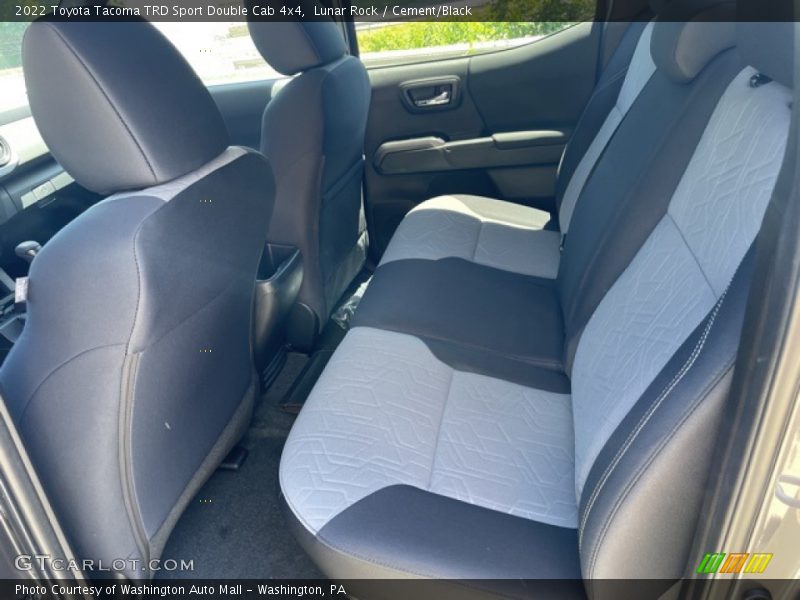 Rear Seat of 2022 Tacoma TRD Sport Double Cab 4x4