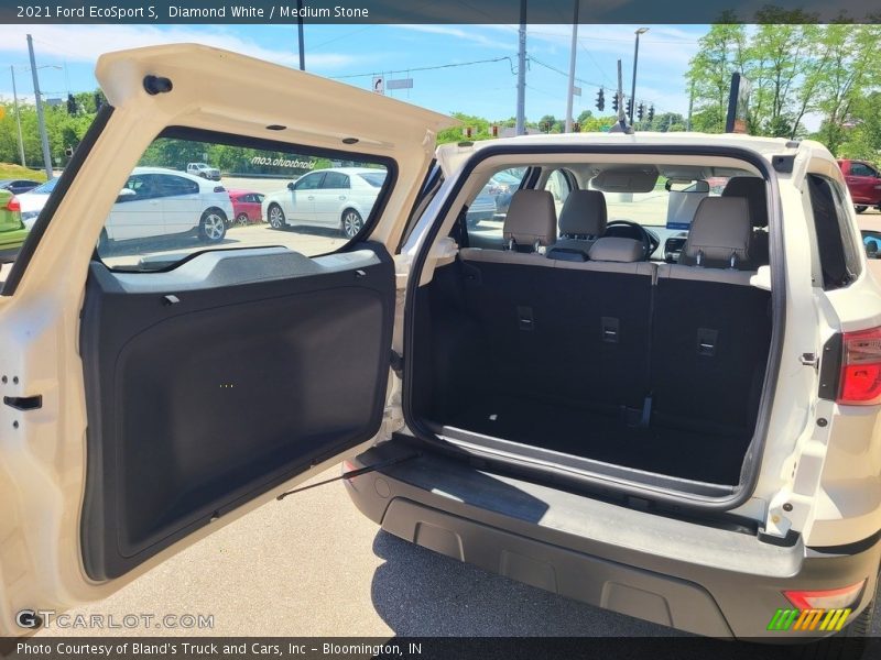 Diamond White / Medium Stone 2021 Ford EcoSport S