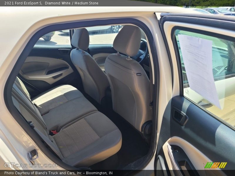 Diamond White / Medium Stone 2021 Ford EcoSport S