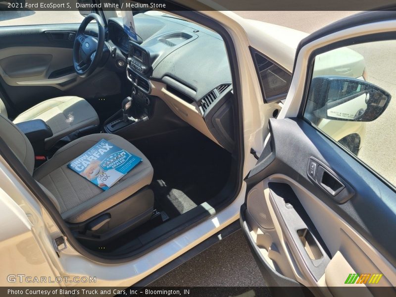 Diamond White / Medium Stone 2021 Ford EcoSport S