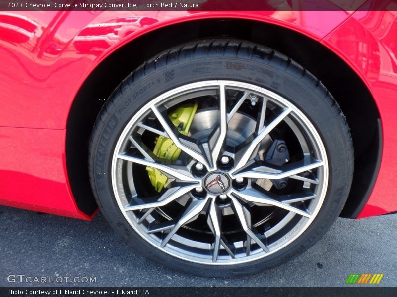  2023 Corvette Stingray Convertible Wheel