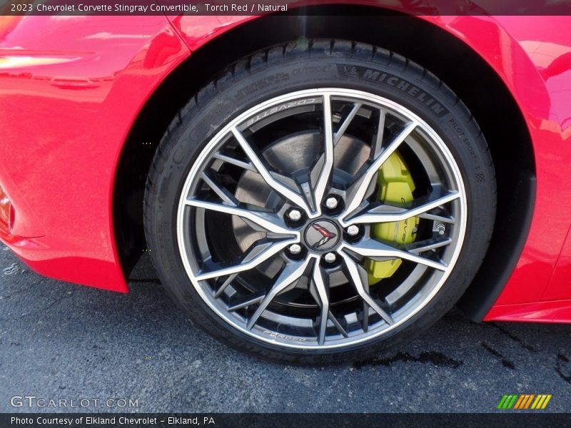  2023 Corvette Stingray Convertible Wheel