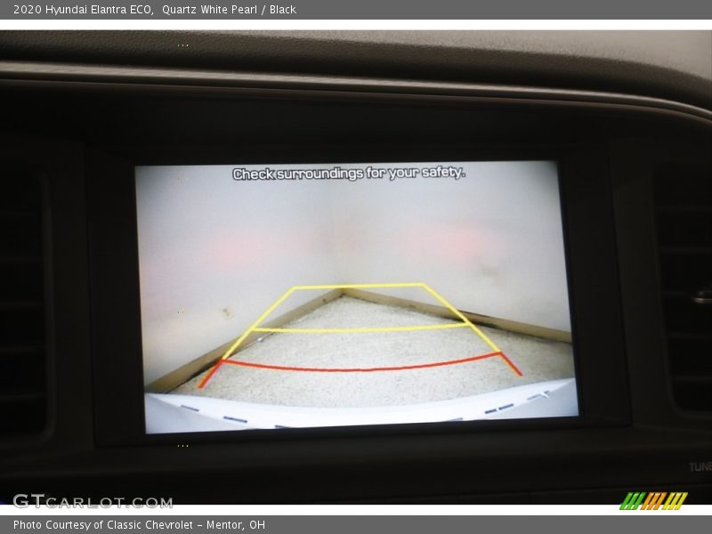 Quartz White Pearl / Black 2020 Hyundai Elantra ECO