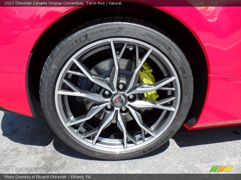  2023 Corvette Stingray Convertible Wheel