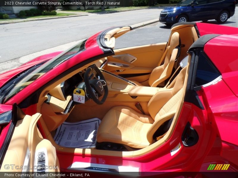 Front Seat of 2023 Corvette Stingray Convertible