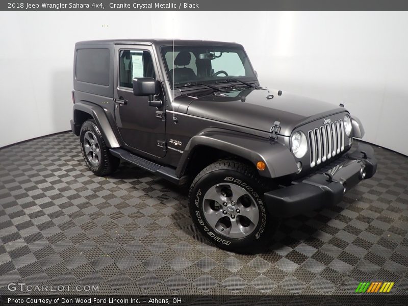 Granite Crystal Metallic / Black 2018 Jeep Wrangler Sahara 4x4