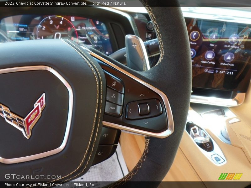  2023 Corvette Stingray Convertible 8 Speed Dual-Clutch Automatic Shifter