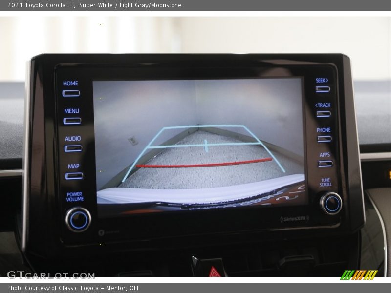 Super White / Light Gray/Moonstone 2021 Toyota Corolla LE