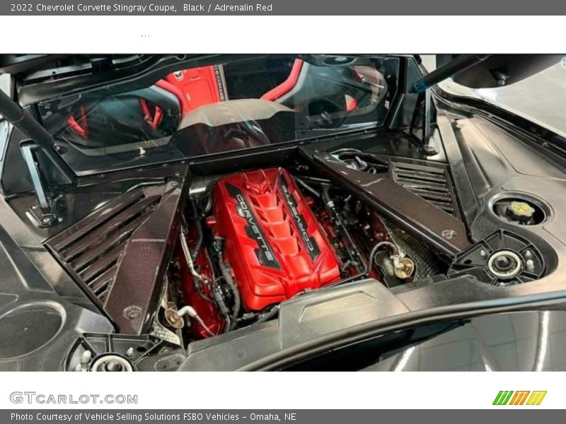 Black / Adrenalin Red 2022 Chevrolet Corvette Stingray Coupe