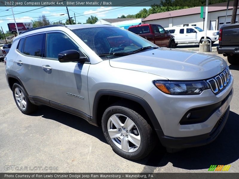 Billet Silver Metallic / Black 2022 Jeep Compass Latitude 4x4