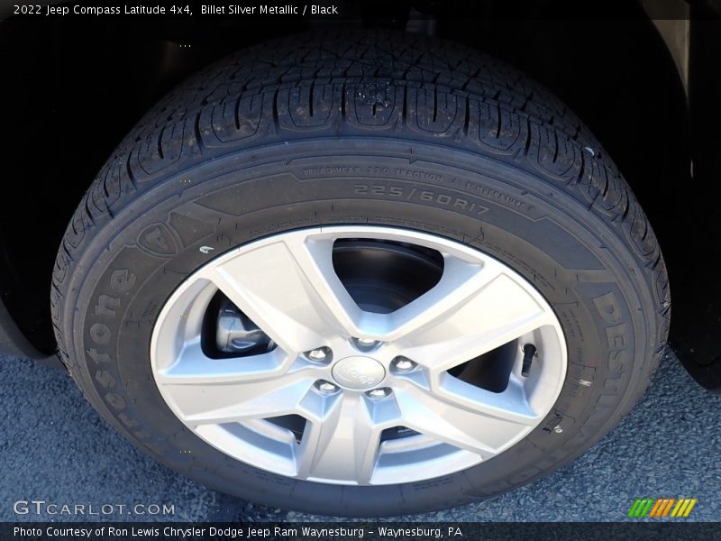 Billet Silver Metallic / Black 2022 Jeep Compass Latitude 4x4