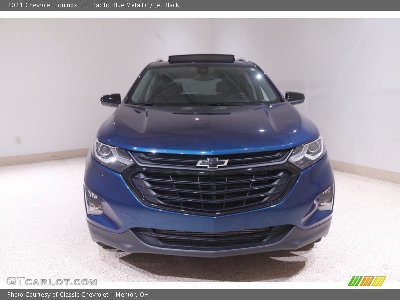 Pacific Blue Metallic / Jet Black 2021 Chevrolet Equinox LT