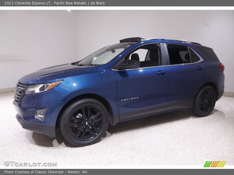Pacific Blue Metallic / Jet Black 2021 Chevrolet Equinox LT