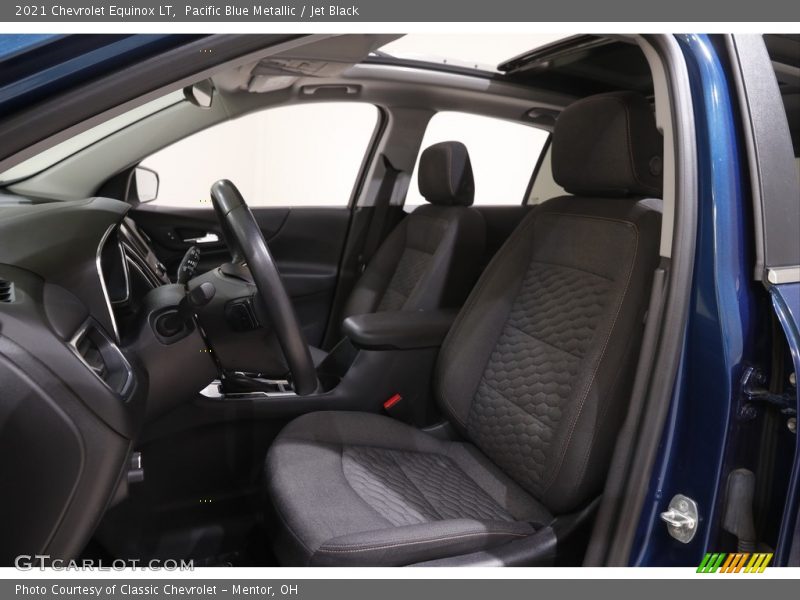 Pacific Blue Metallic / Jet Black 2021 Chevrolet Equinox LT