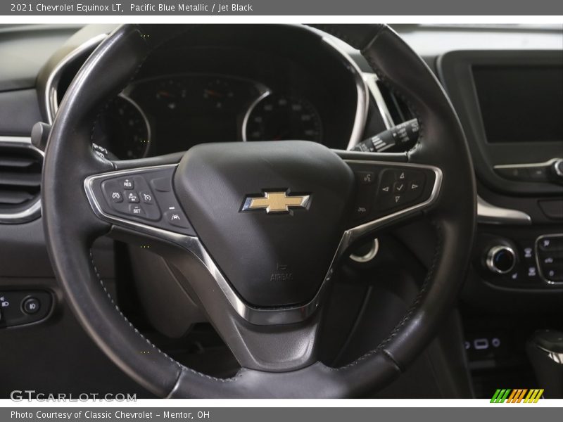 Pacific Blue Metallic / Jet Black 2021 Chevrolet Equinox LT