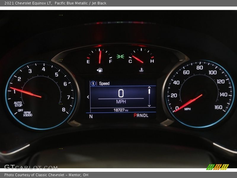 Pacific Blue Metallic / Jet Black 2021 Chevrolet Equinox LT