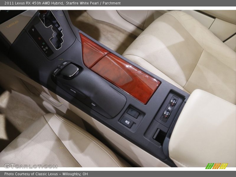 Starfire White Pearl / Parchment 2011 Lexus RX 450h AWD Hybrid