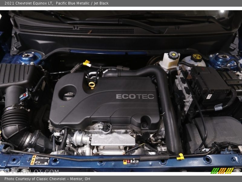 Pacific Blue Metallic / Jet Black 2021 Chevrolet Equinox LT