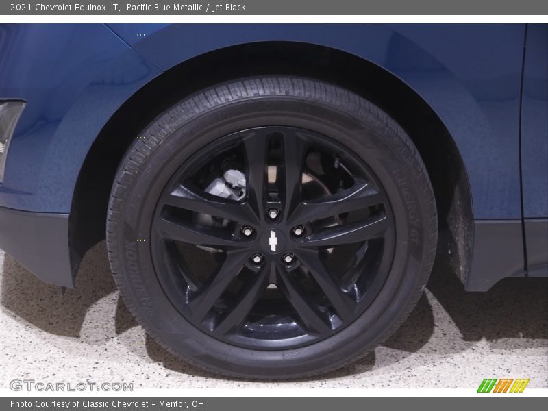 Pacific Blue Metallic / Jet Black 2021 Chevrolet Equinox LT