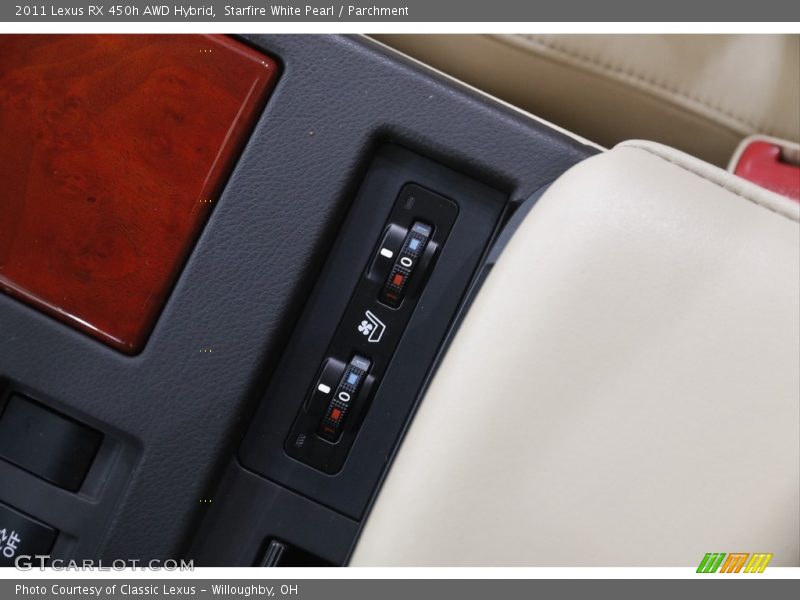 Starfire White Pearl / Parchment 2011 Lexus RX 450h AWD Hybrid