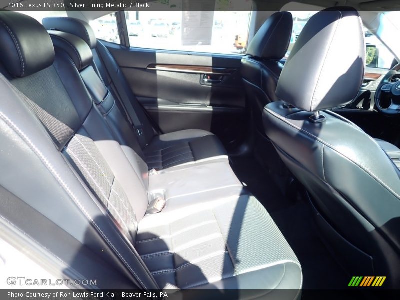 Rear Seat of 2016 ES 350