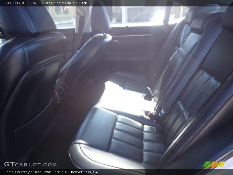 Silver Lining Metallic / Black 2016 Lexus ES 350