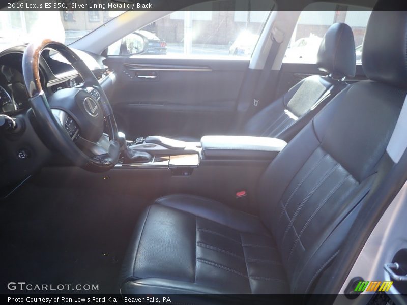 Silver Lining Metallic / Black 2016 Lexus ES 350