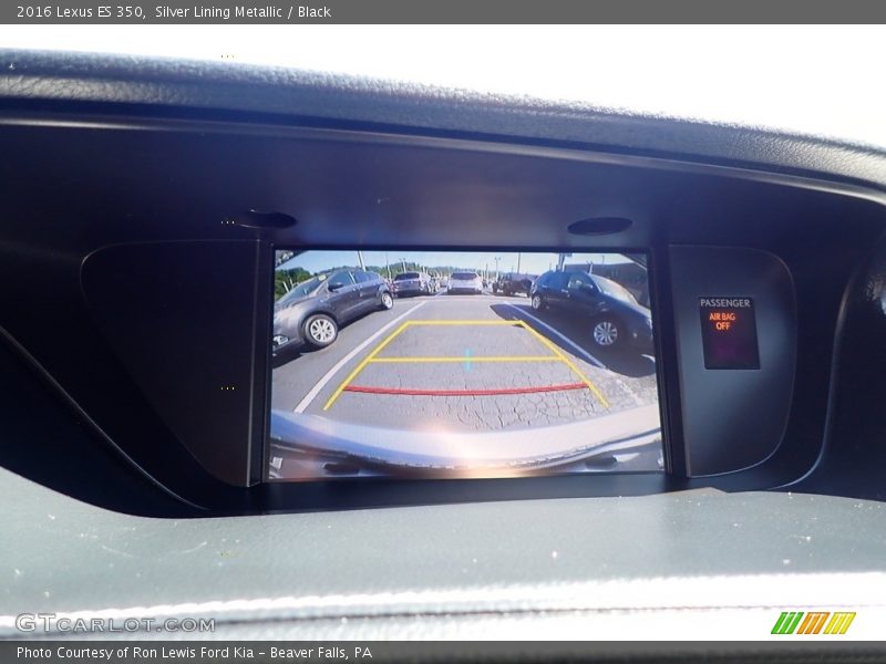 Silver Lining Metallic / Black 2016 Lexus ES 350