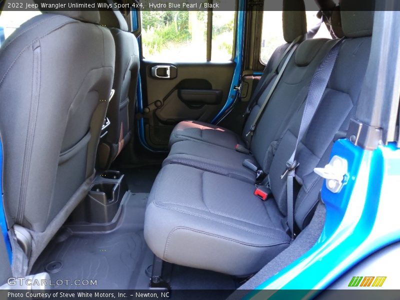 Hydro Blue Pearl / Black 2022 Jeep Wrangler Unlimited Willys Sport 4x4
