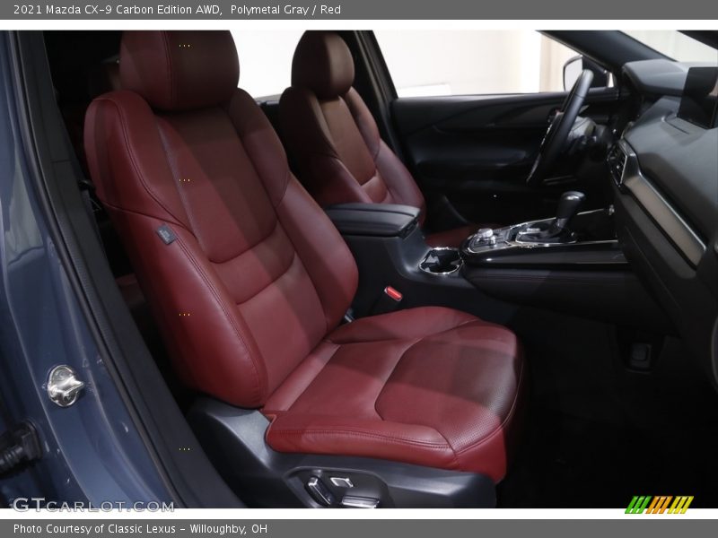 Polymetal Gray / Red 2021 Mazda CX-9 Carbon Edition AWD