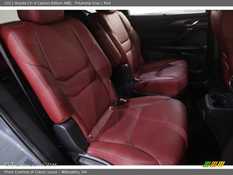 Polymetal Gray / Red 2021 Mazda CX-9 Carbon Edition AWD