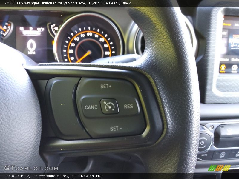 Hydro Blue Pearl / Black 2022 Jeep Wrangler Unlimited Willys Sport 4x4
